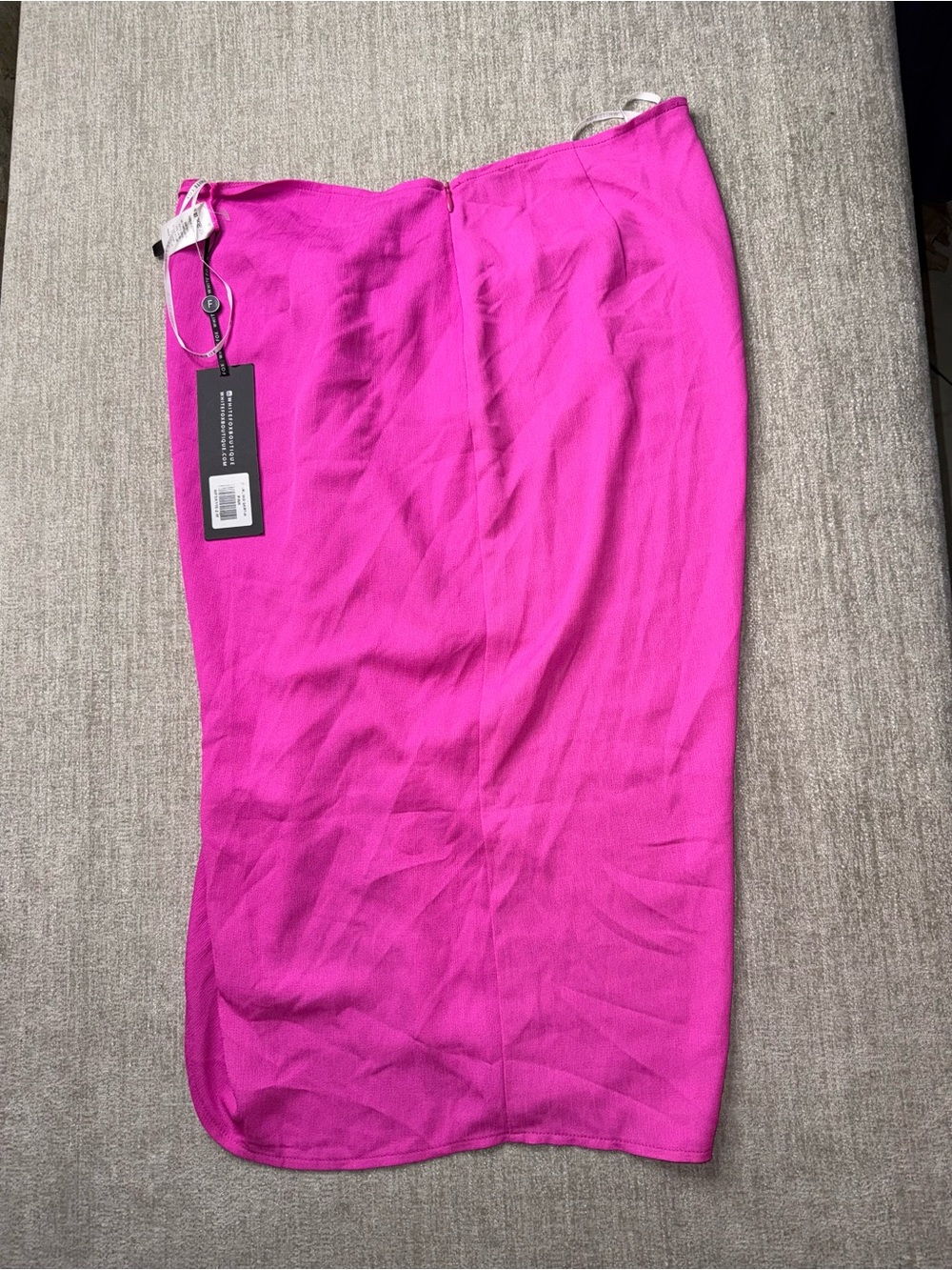 White Fox “It Girl” Midi Skirt — Pink — Medium — NWT